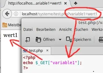 Preview PHP Variablen übergeben