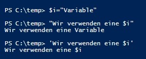 PowerShell Variablen, Datentypen und Objekte