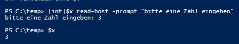 PowerShell Variablen, Datentypen und Objekte