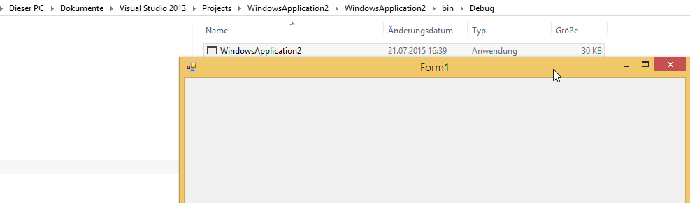 Windows Forms Application