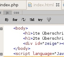 Preview ein JavaScript Beispiel