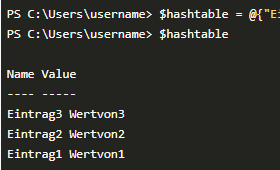 Preview PowerShell Hashtable