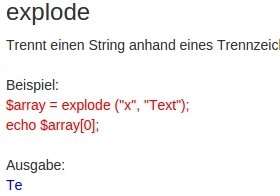 Preview PHP String-Funktionen