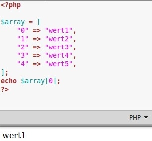 Preview PHP Array und Schleifen